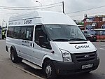 Бесплатный автобус Genser в пункт аренды автомобилей АрендаАвто-трц на Новорязанском шоссе